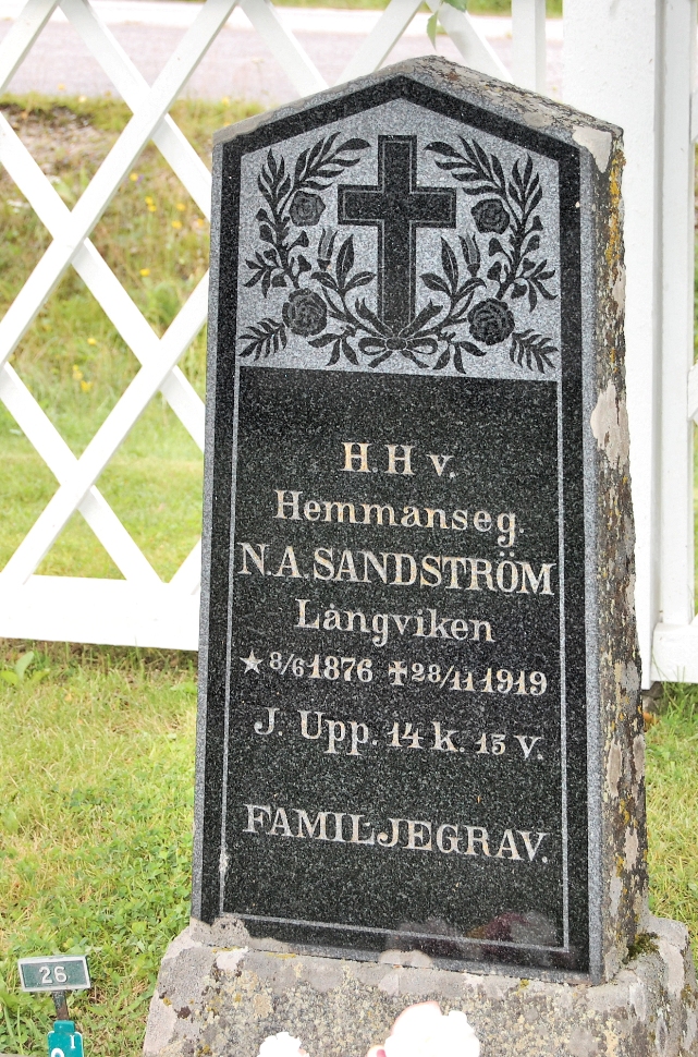Inventering av gravvård 26 (.pdf)